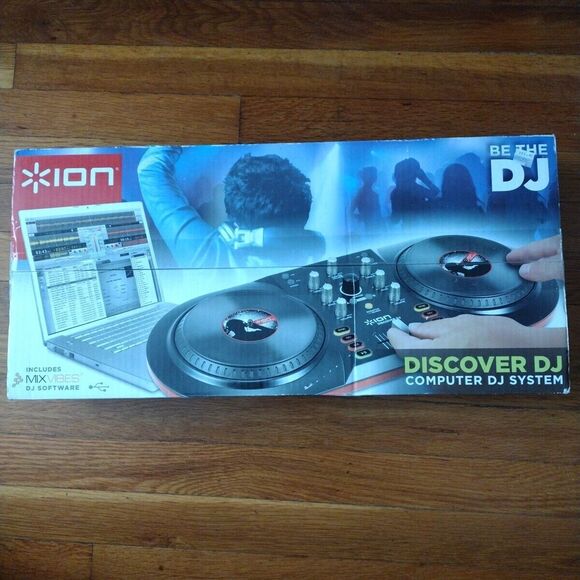 Ion Discover Computer DJ System Mixer Scratching USB Windows XP Vista MAC OS X - Picture 2 of 16